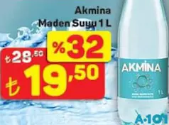 AKMİNA MADEN SUYU 1 L